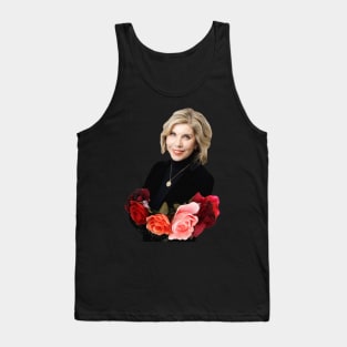 Christine Baranski Floral Tank Top